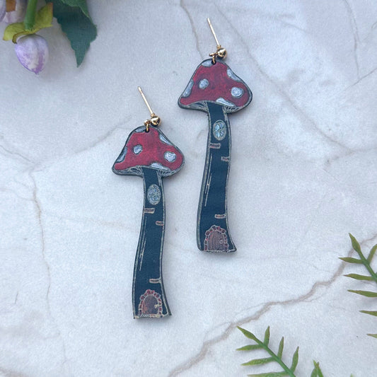 Mushroom Towers in Black