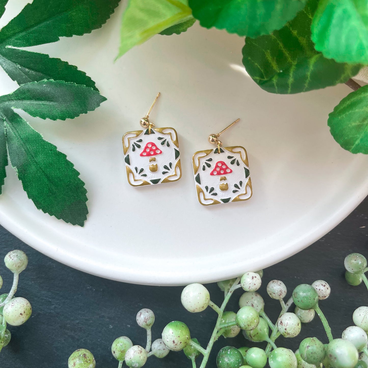 Mushroom Quilt Squares